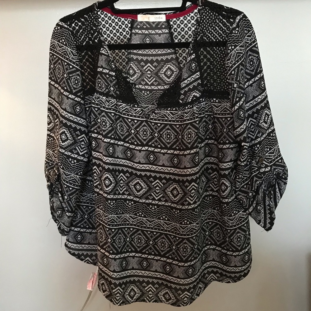 Flowy Lace Blouse